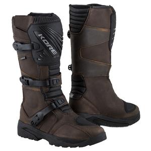 Cizme de motocicletă Kore Adventure Long 3.0 maro