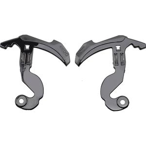 Suporturi de plexiglas de schimb pentru casca LS2 FF900 2 buc negru