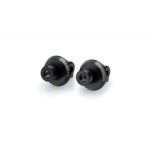 Footpeg adapters PUIG 9495N Negru