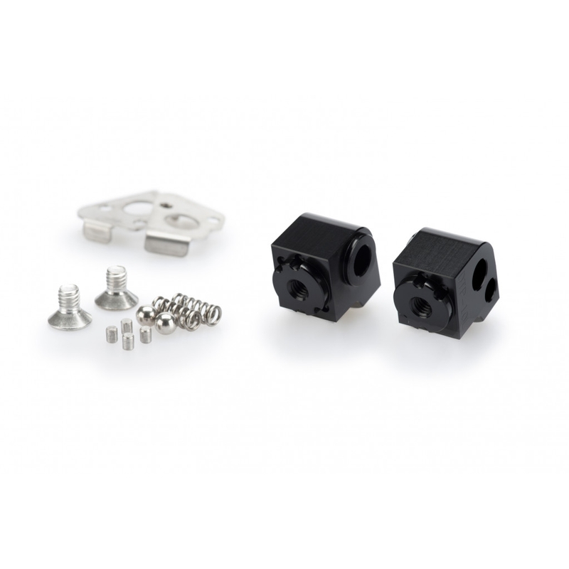 Footpeg adapters PUIG ajustabila Negru