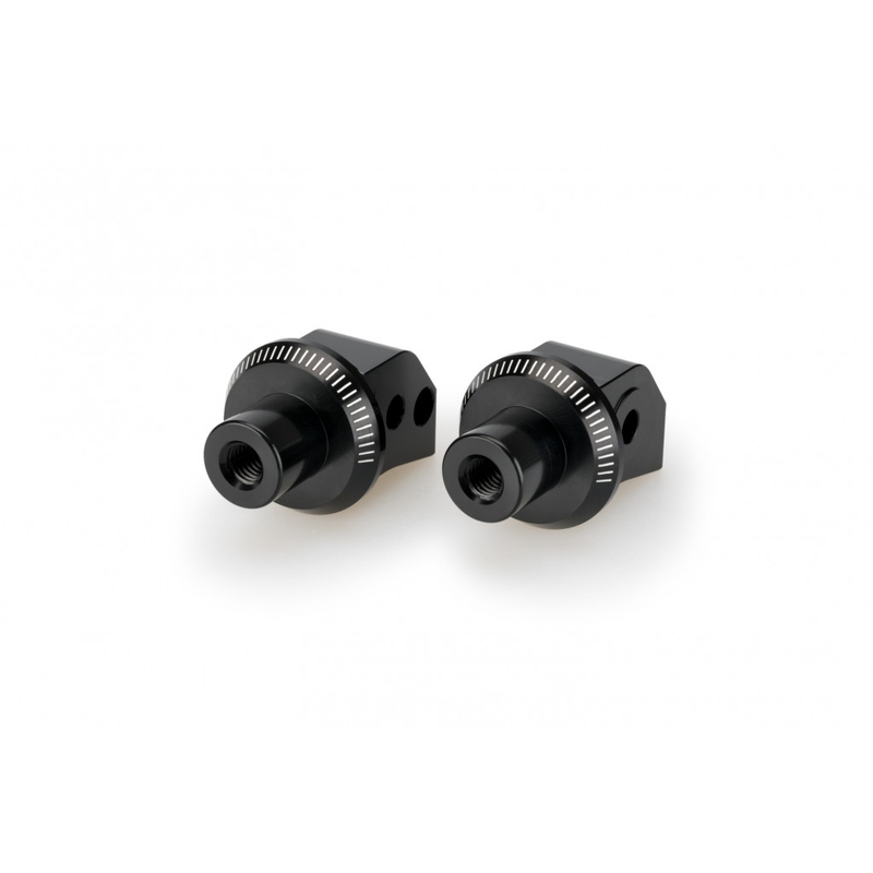 Footpeg adapters PUIG Negru pentru HONDA CRF 1100 L Africa Twin 2020-2025, HONDA XL 750 Transalp  2023-2026