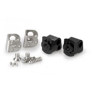 Footpeg adapters PUIG 20455N ajustabila Negru