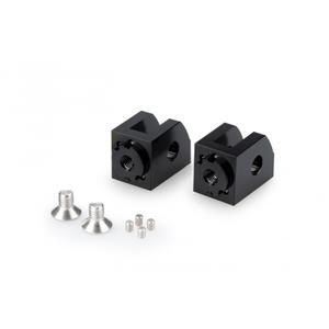 Footpeg adapters PUIG 21415N ajustabila Negru