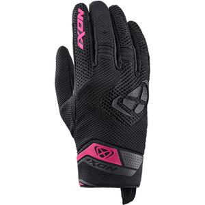 Manusi moto dama IXON Mig 2 Airflow negru-roz
