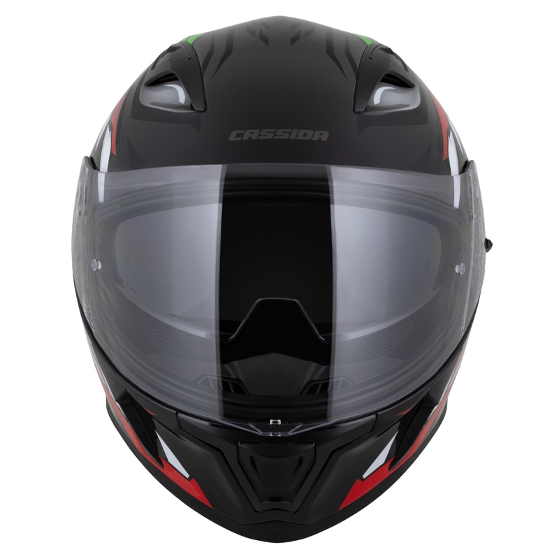 Cassida integrală Cassida Orbit Strix roșu-verde-gri-alb-negru