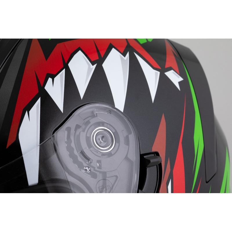 Cassida integrală Cassida Orbit Strix roșu-verde-gri-alb-negru