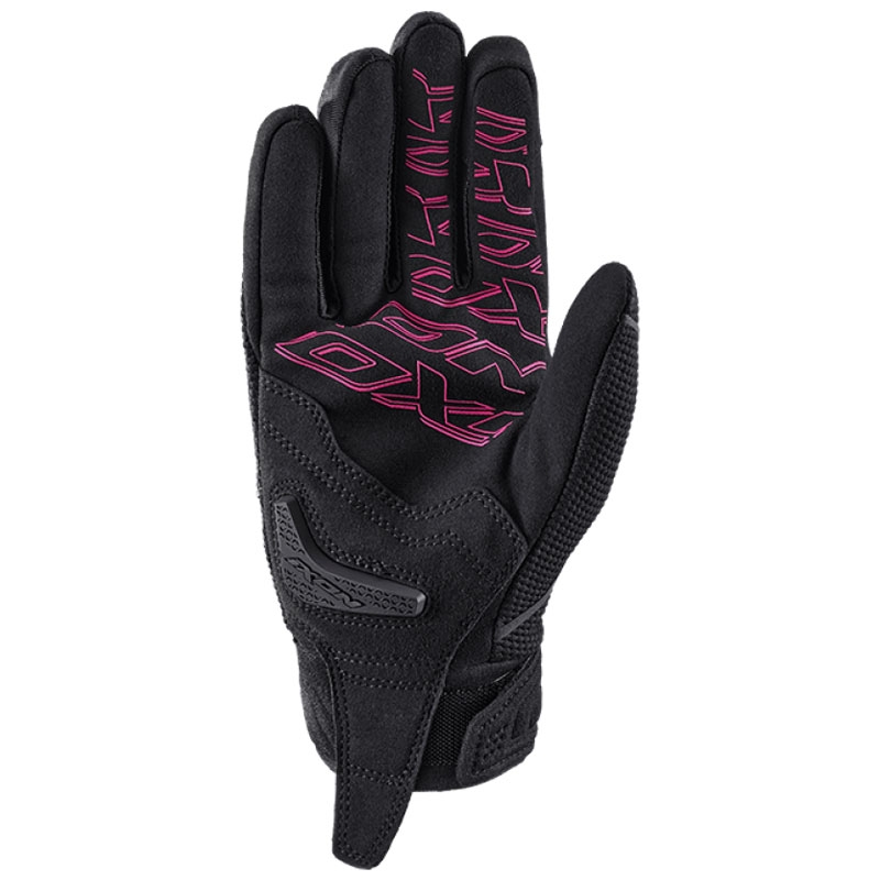 Manusi moto dama IXON Hurricane 2 negru-roz