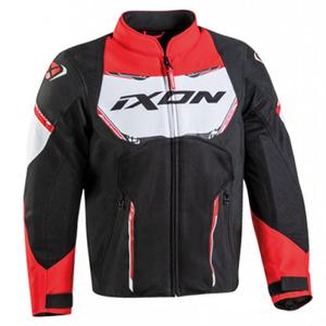 Geaca de motociclete pentru copii IXON Striker Air negru-rosu-alb