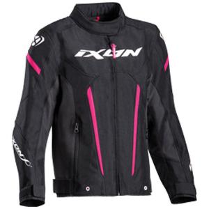 Geaca de motociclete pentru copii IXON Striker negru-roz