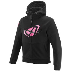 Hanorac moto pentru copii IXON Touchdown negru-roz