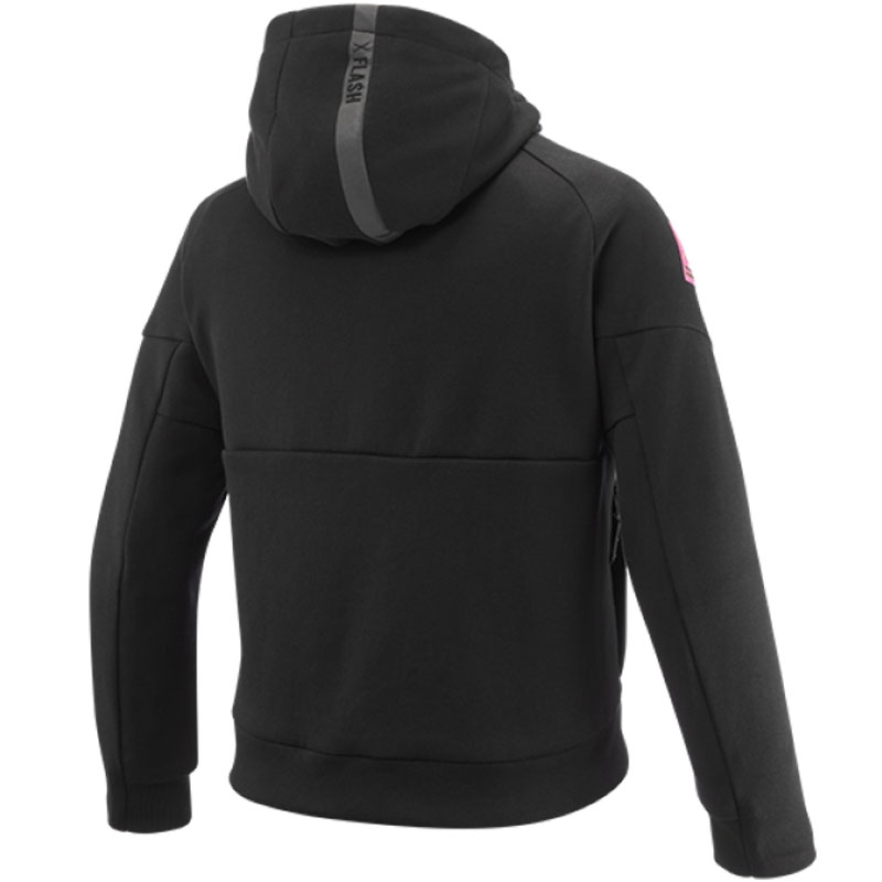 Hanorac moto pentru copii IXON Touchdown negru-roz