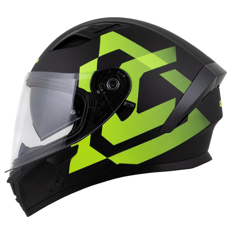 Cassida Cassida Orbit Grind integral negru mat-galben fluo