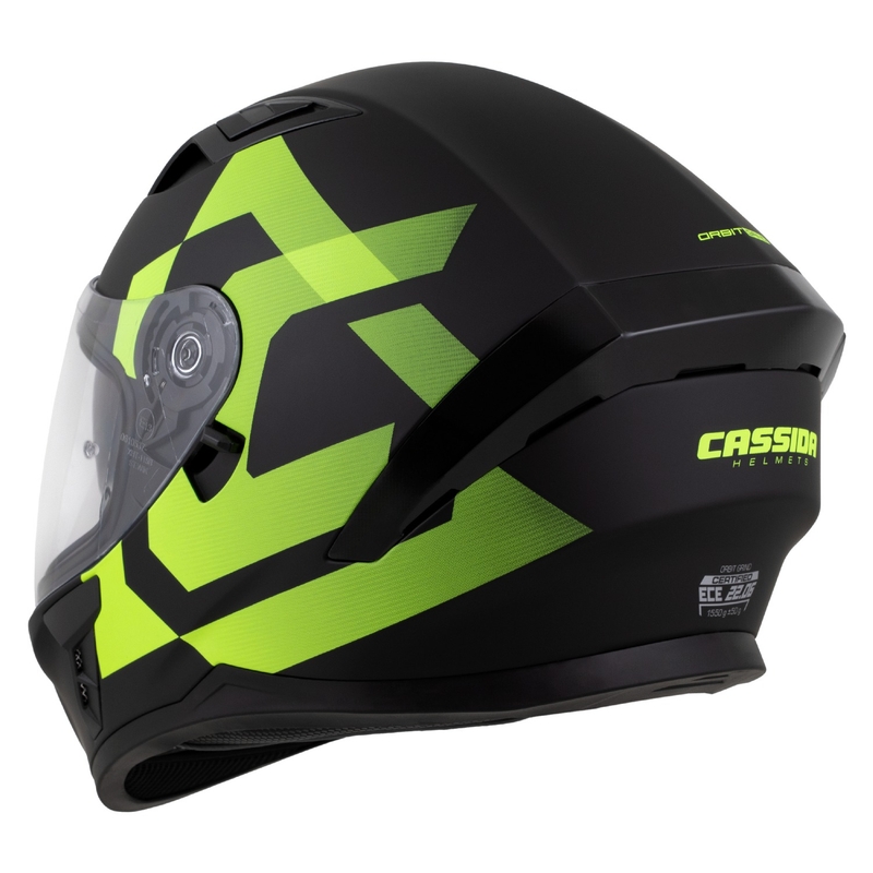 Cassida Cassida Orbit Grind integral negru mat-galben fluo