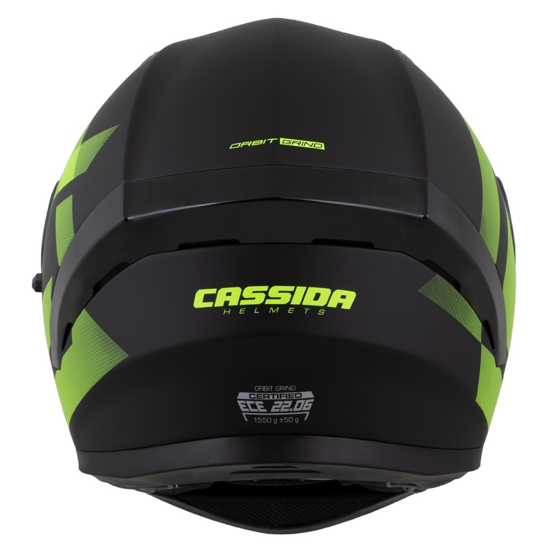 Cassida Cassida Orbit Grind integral negru mat-galben fluo