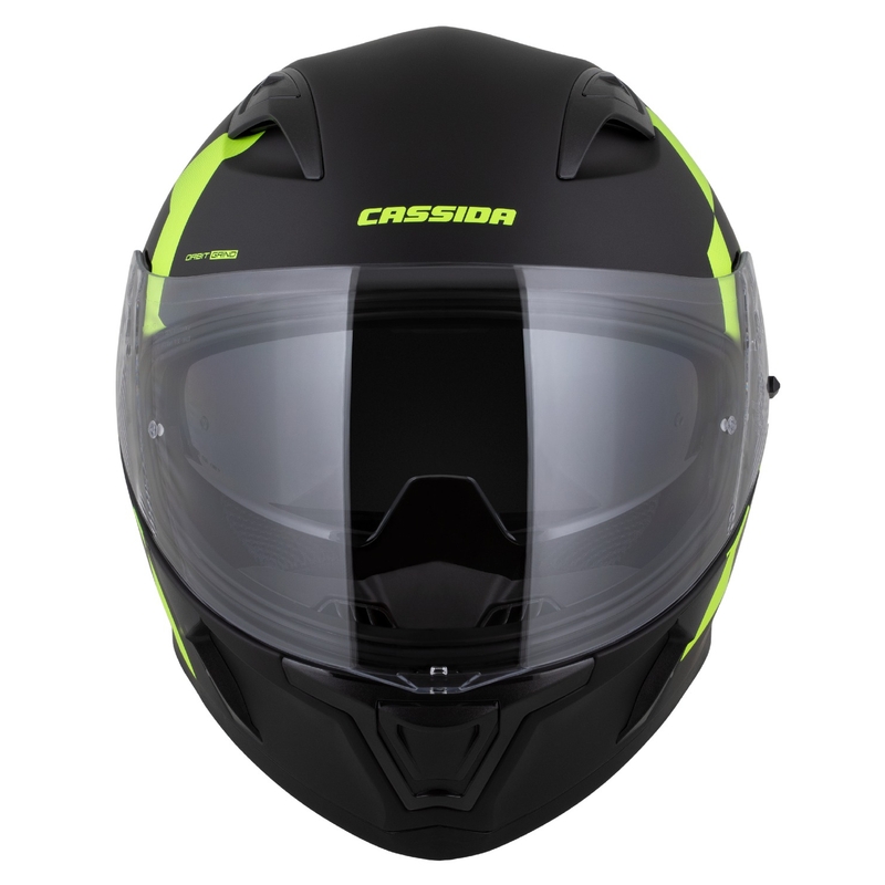 Cassida Cassida Orbit Grind integral negru mat-galben fluo