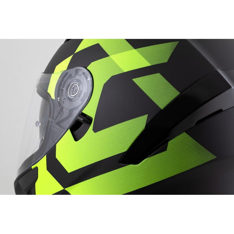 Cassida Cassida Orbit Grind integral negru mat-galben fluo