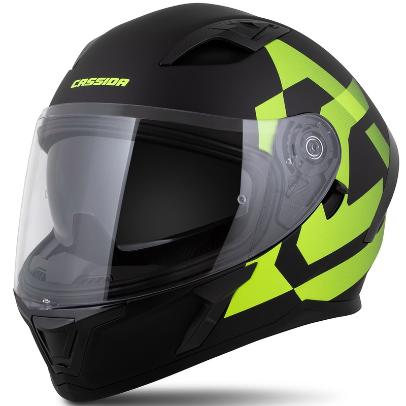 Cassida Cassida Orbit Grind integral negru mat-galben fluo