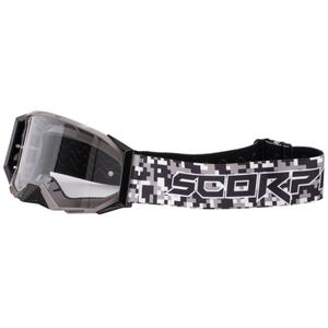 Ochelari de motocross Scorpion E24 camo cu plexiglas transparent