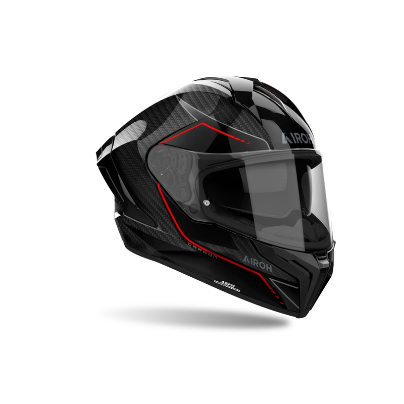 Casca integrala pentru motociclete Airoh MATRYX Carbon negru lucios