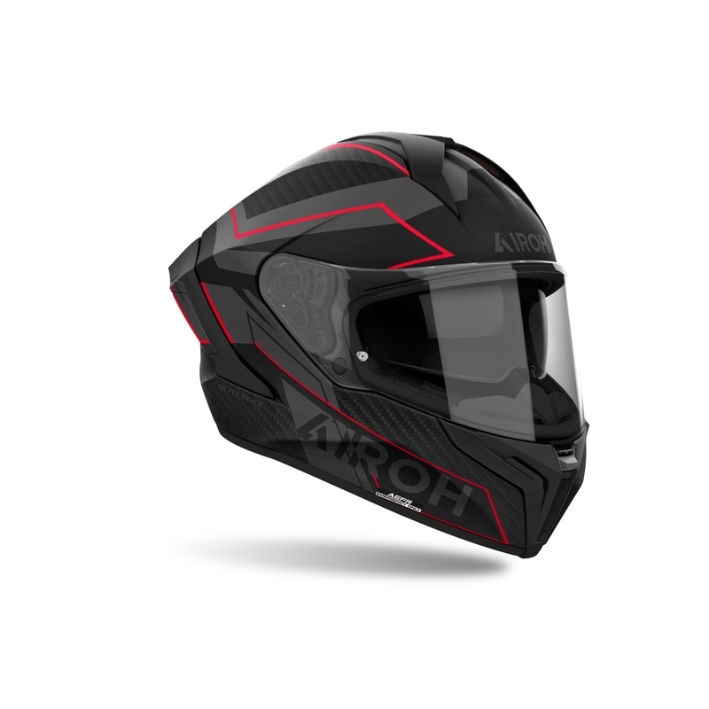 Casca integrală pentru motociclete Airoh MATRYX Sentinel roșu mat