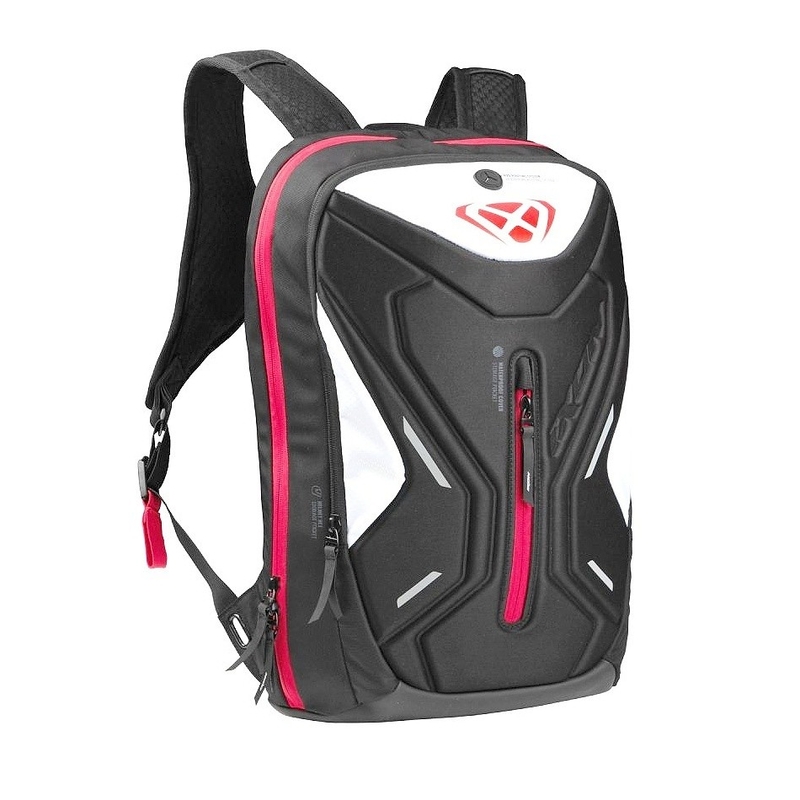 Rucsac moto IXON R-Laser 25 l negru-alb-rosu