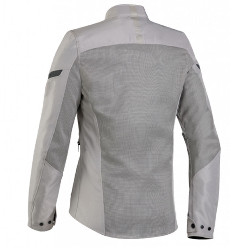 Geaca moto dama IXON Fresh Lady gri-bej