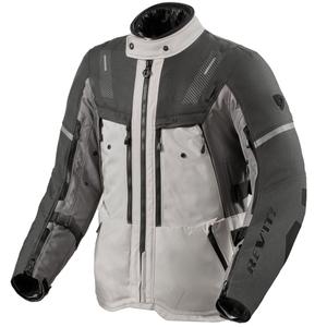 Jachetă Moto Revit Sand 5 H2O Argintiu-Antracit