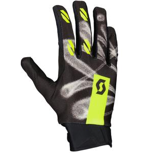 Mănuși de motocross SCOTT EVO DIRT negru-galben fluo