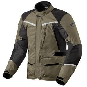 Jacheta moto Revit Voltiac 3 H2O verde-gri