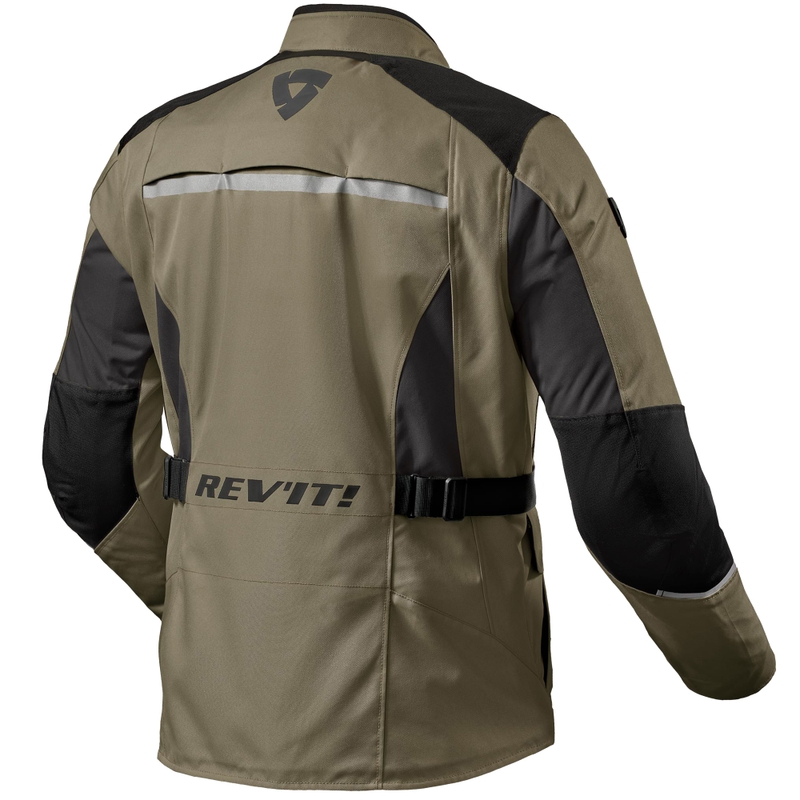 Jacheta moto Revit Voltiac 3 H2O verde-gri