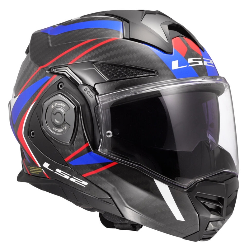 Casca moto LS2 FF901 Advant XC Future II alb-albastru