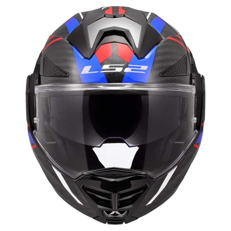 Casca moto LS2 FF901 Advant XC Future II alb-albastru
