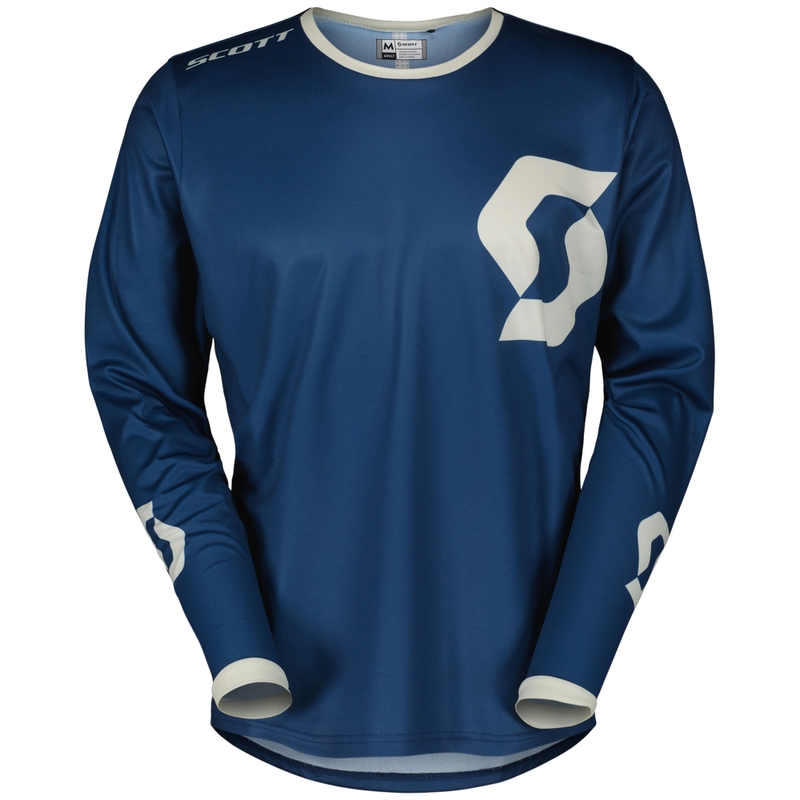 Tricou SCOTT Compete motocross albastru-gri lichidare