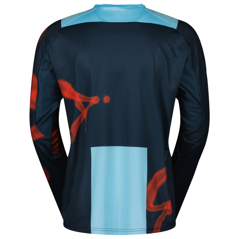 Tricou motocross SCOTT EVO Dirt albastru-rosu lichidare