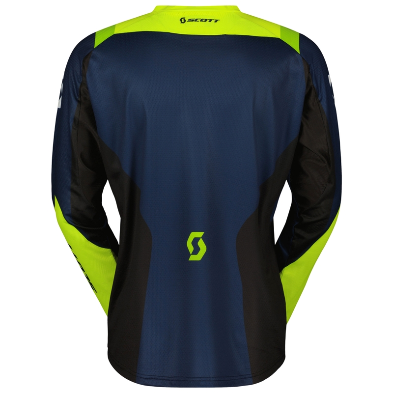 Tricou motocross SCOTT EVO Race violet-galben fluo lichidare