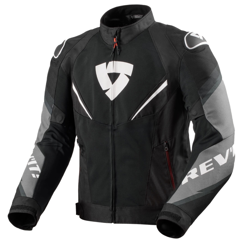 Geacă moto Revit Quantum 3 Air alb-negru