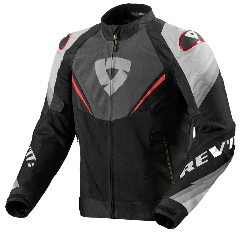 Geacă moto Revit Quantum 3 Air gri-roșu