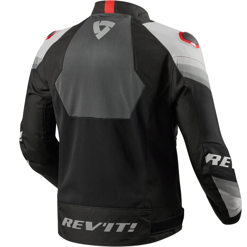 Geacă moto Revit Quantum 3 Air gri-roșu