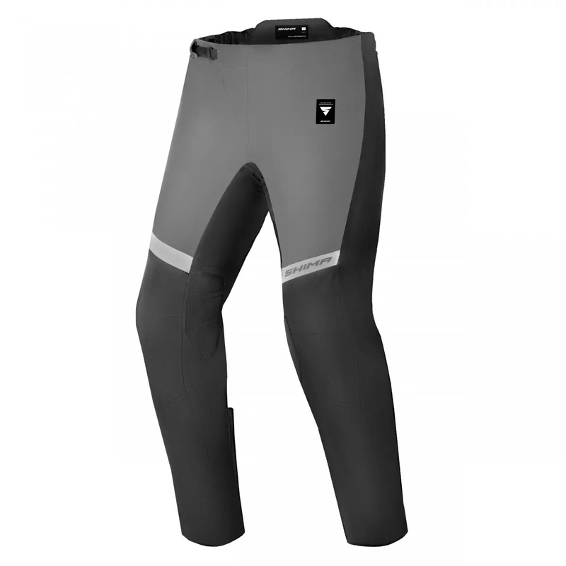 Pantaloni moto Shima Alpha negru-gri-galben fluo