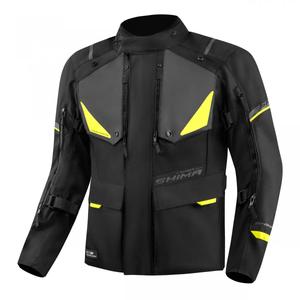 Geacă moto Shima Runner negru-galben fluo