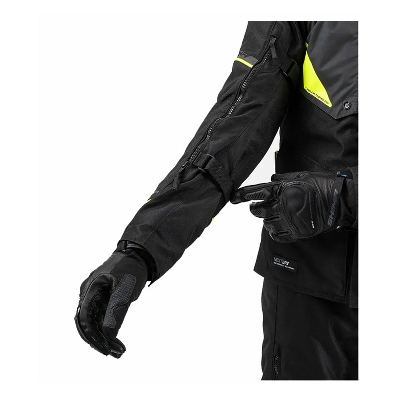 Geacă moto Shima Runner negru-galben fluo