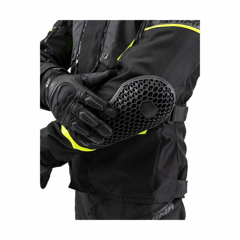 Geacă moto Shima Runner negru-galben fluo