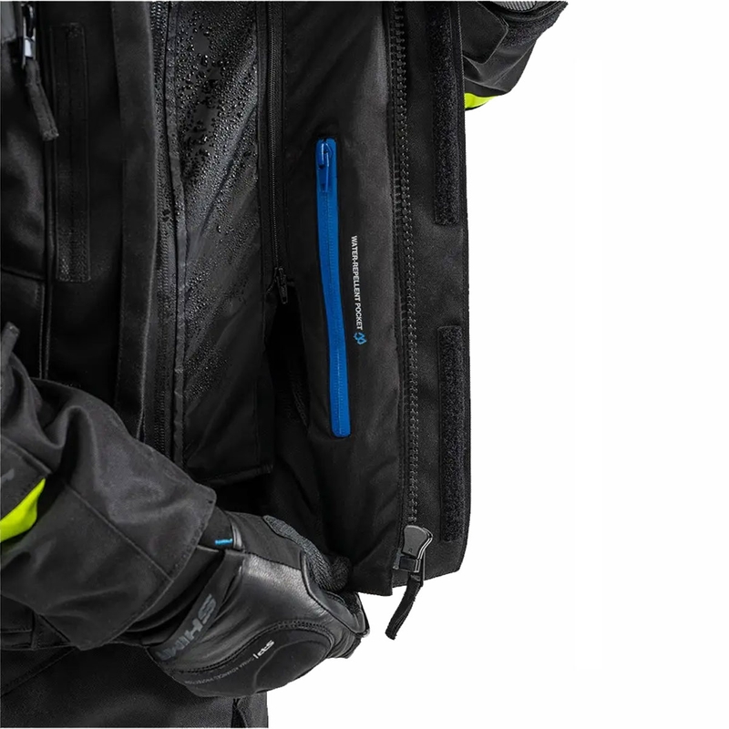 Geacă moto Shima Runner negru-galben fluo