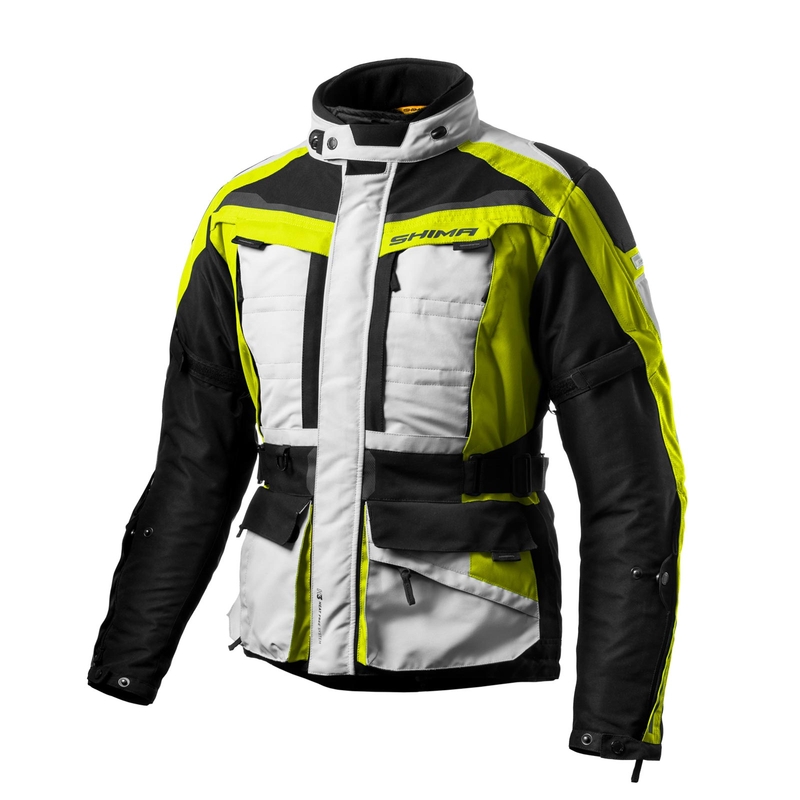 Jachetă de motocicletă Shima Horizon galben-gri-negru fluo