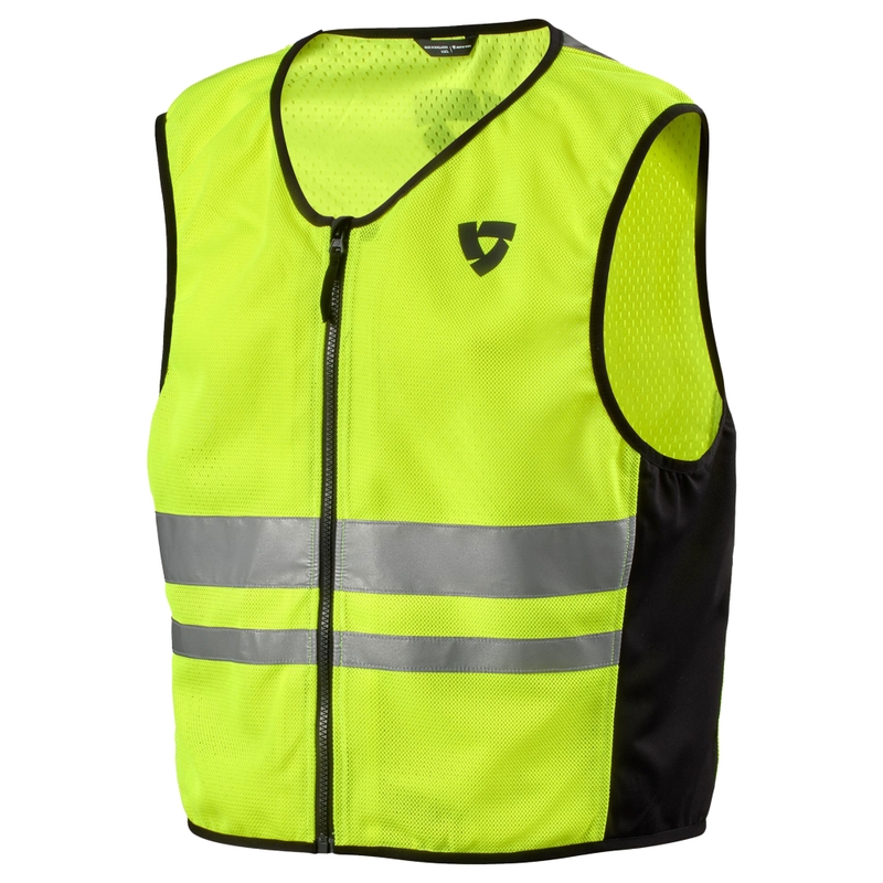 Vesta moto reflectorizanta Revit Athos 3 Air galben fluo