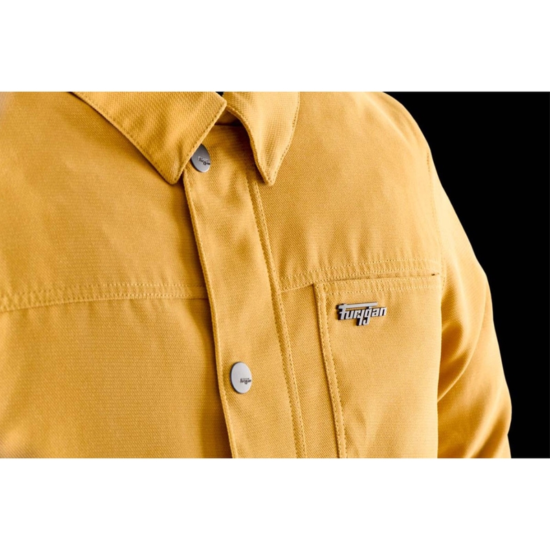 Tricou motocicletă Furygan Marlon X Kevlar, maro camel