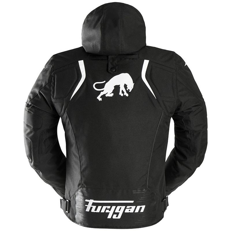 Geacă moto Furygan Shard alb-negru