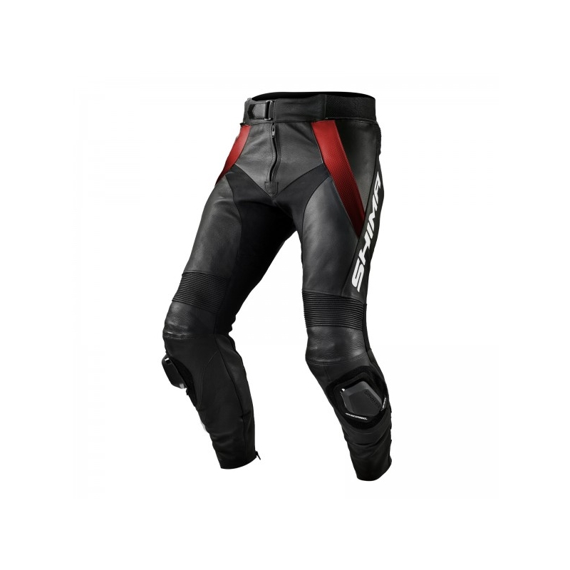 Shima STR STR Negru și roșu Pantaloni de motociclete lichidare