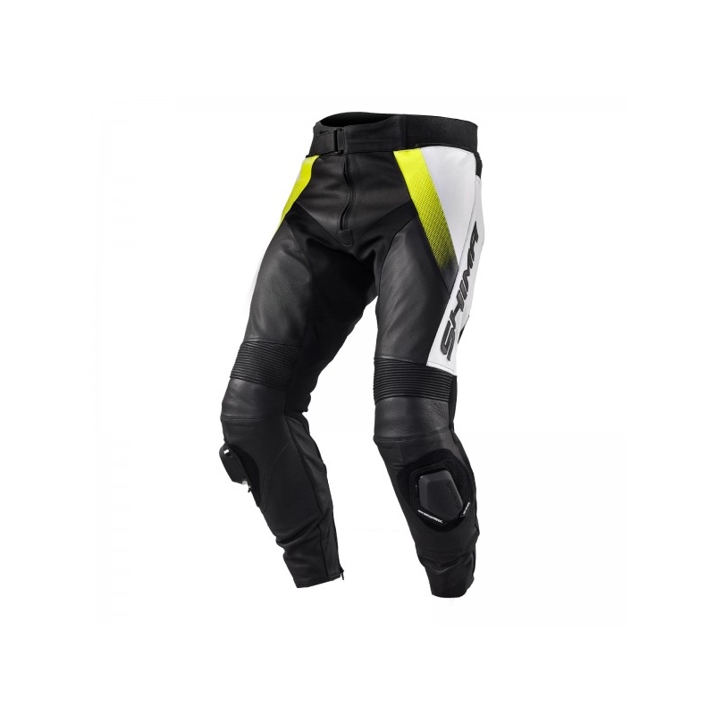 Shima STR STR Negru-alb-alb-galben-fluorescent Pantaloni de motocicletă lichidare