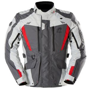 Jacheta moto Furygan Apalaches Evo gri-bej-rosu